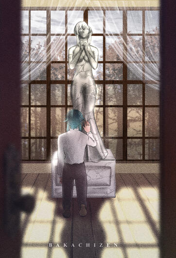 "The man deeply in love with a woman who no longer exists."